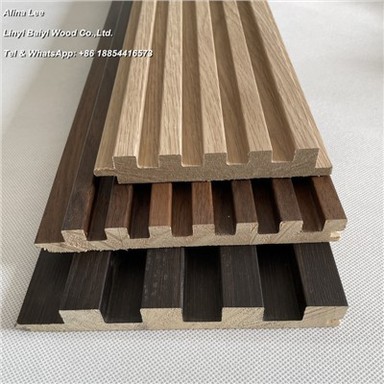 Panell de flauta de fusta Panell de paret de PVC Mdf
