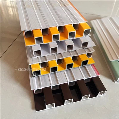 PVC Luver Panell de paret de 6,5 polzades x 9,5 peus